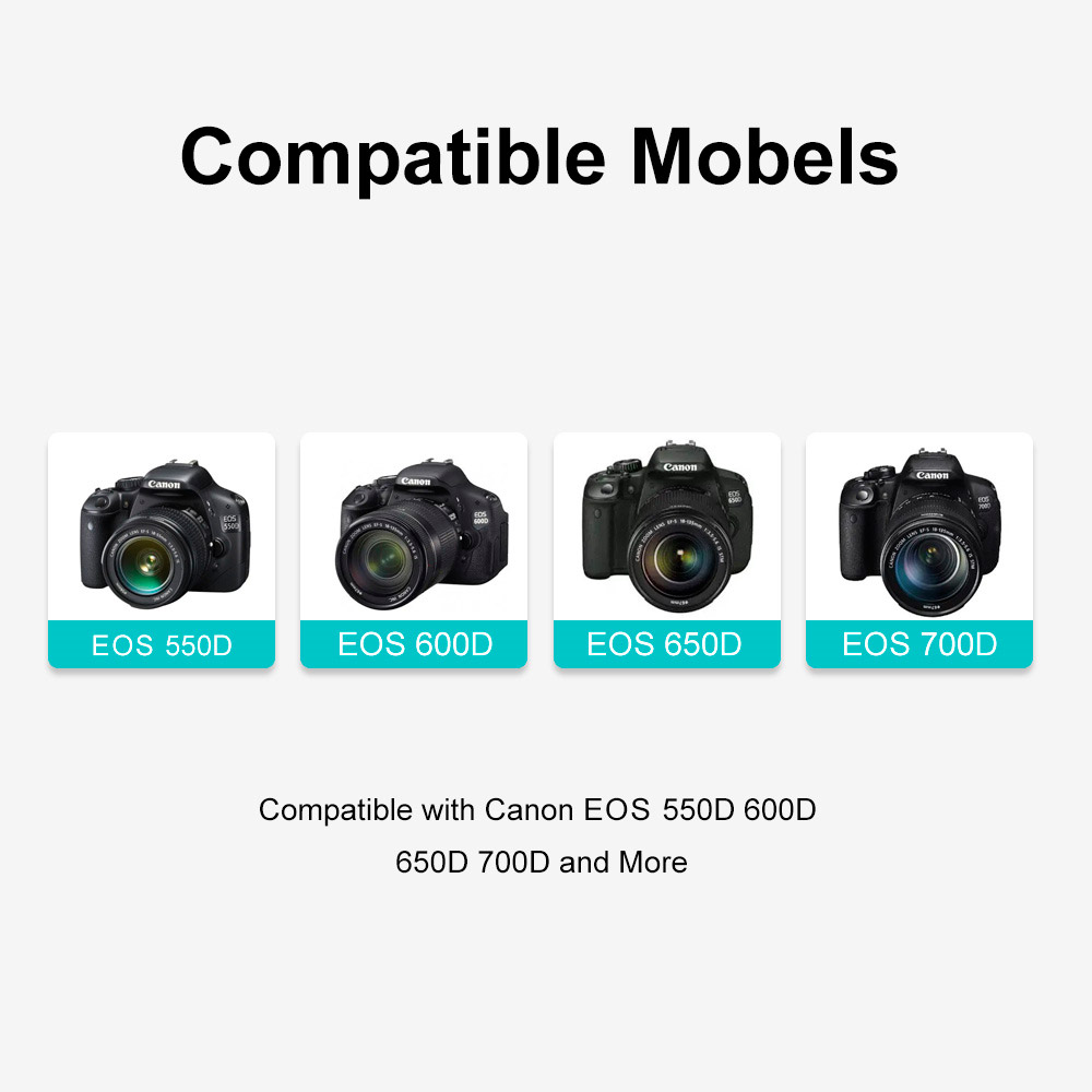 Зарядное устройство Kingma BM058-LPE8, USB, для 2х Canon LP-E8, дисплей