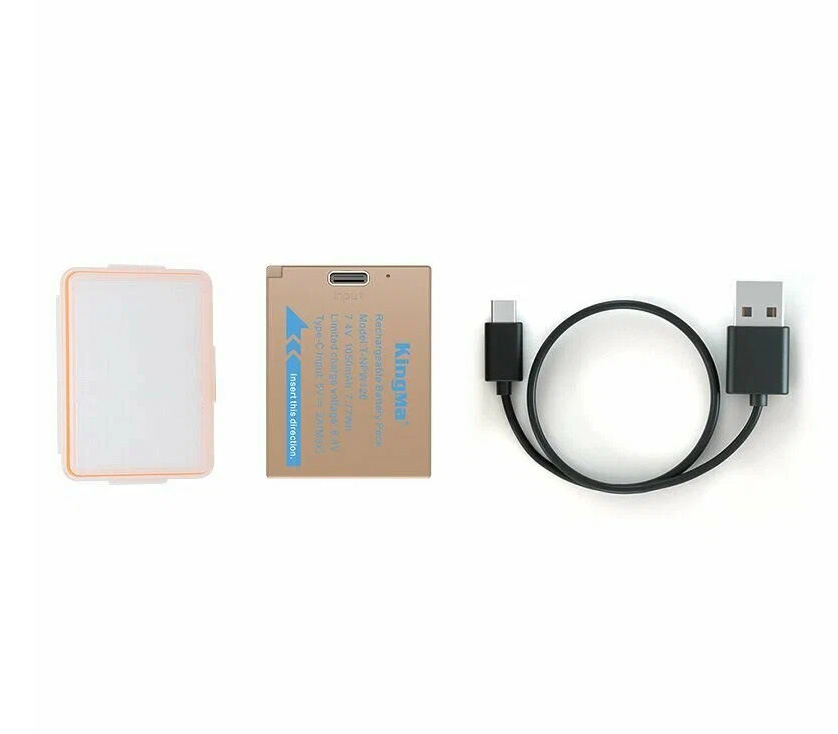 Аккумулятор Kingma NP-W126 с портом зарядки USB-C 1050 мАч