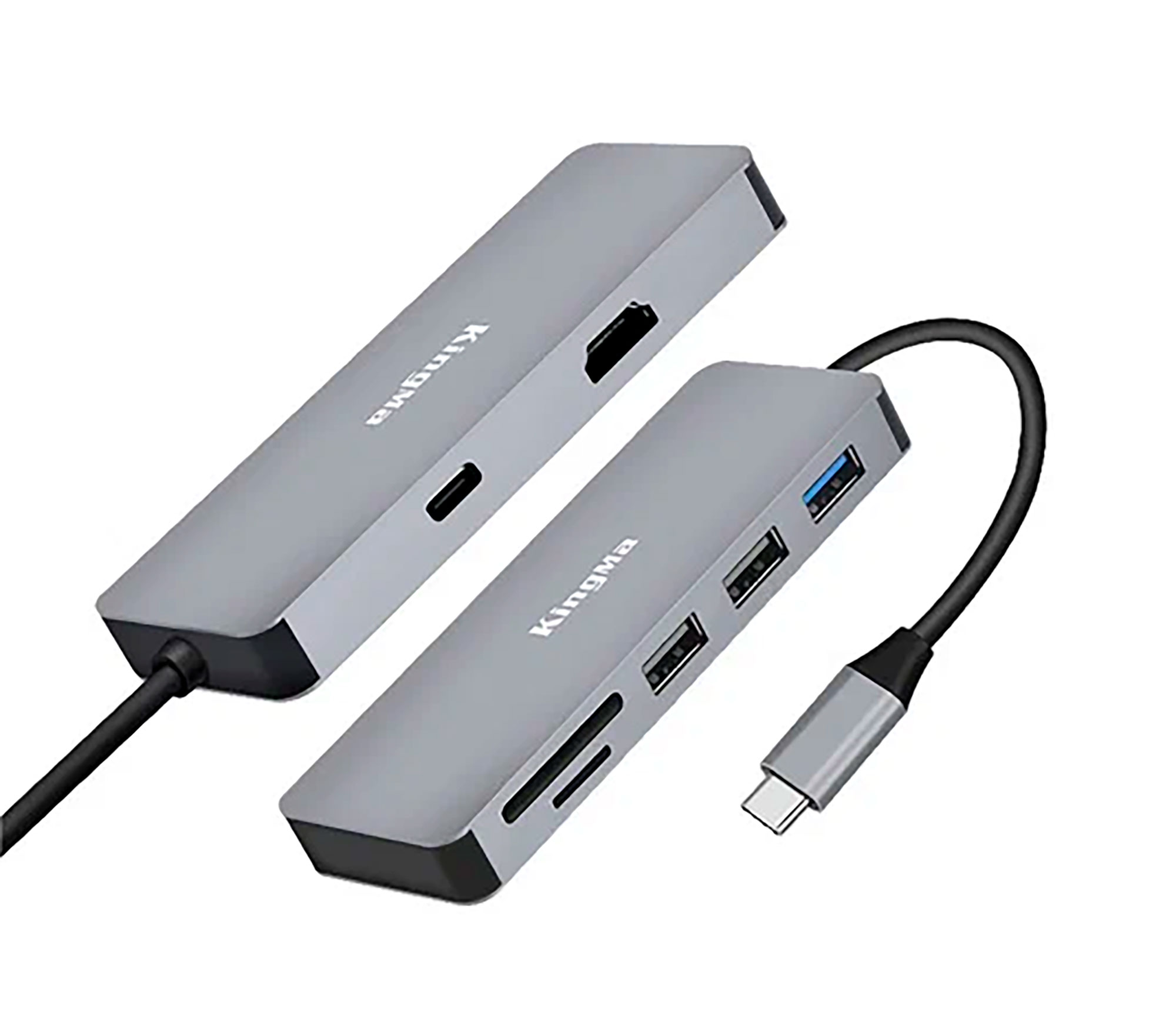 Карт-ридер Kingma BMU012, хаб 7 в 1, USB Type-C