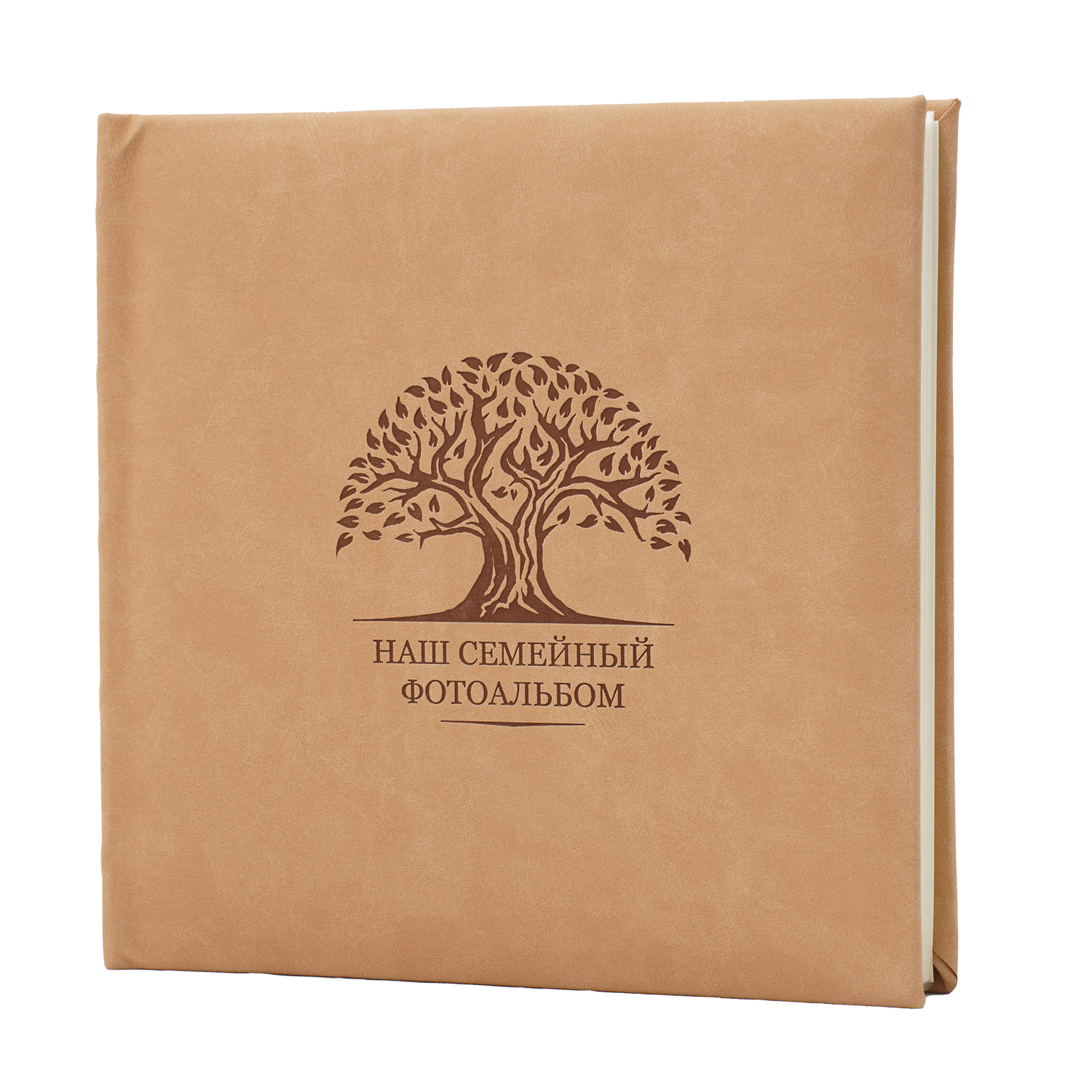Фотоальбом Fotografia 10x15 см 200 фото, книжный переплет, «Наш семейный фотоальбом», FA-EBBM200 - 878