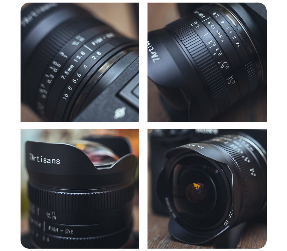 Объектив 7Artisans 7.5mm f/2.8 II FishEye Fujifilm X