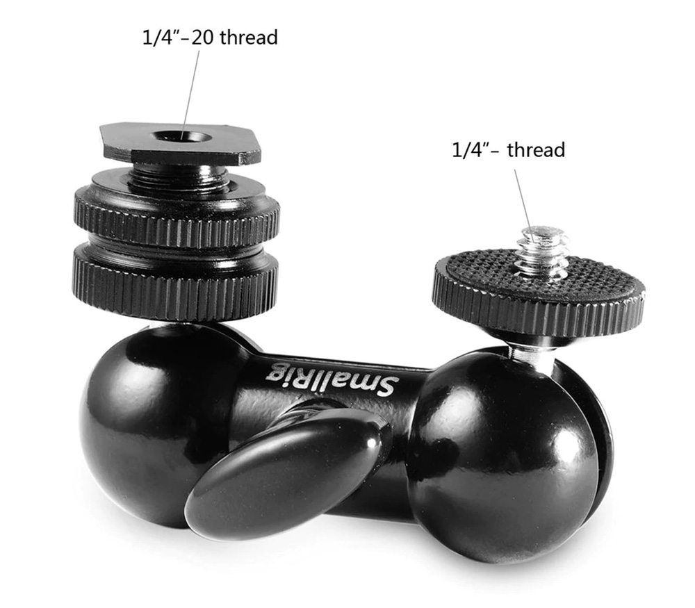 Шарнирный кронштейн SmallRig 1135, холодный башмак на 1/4"-20