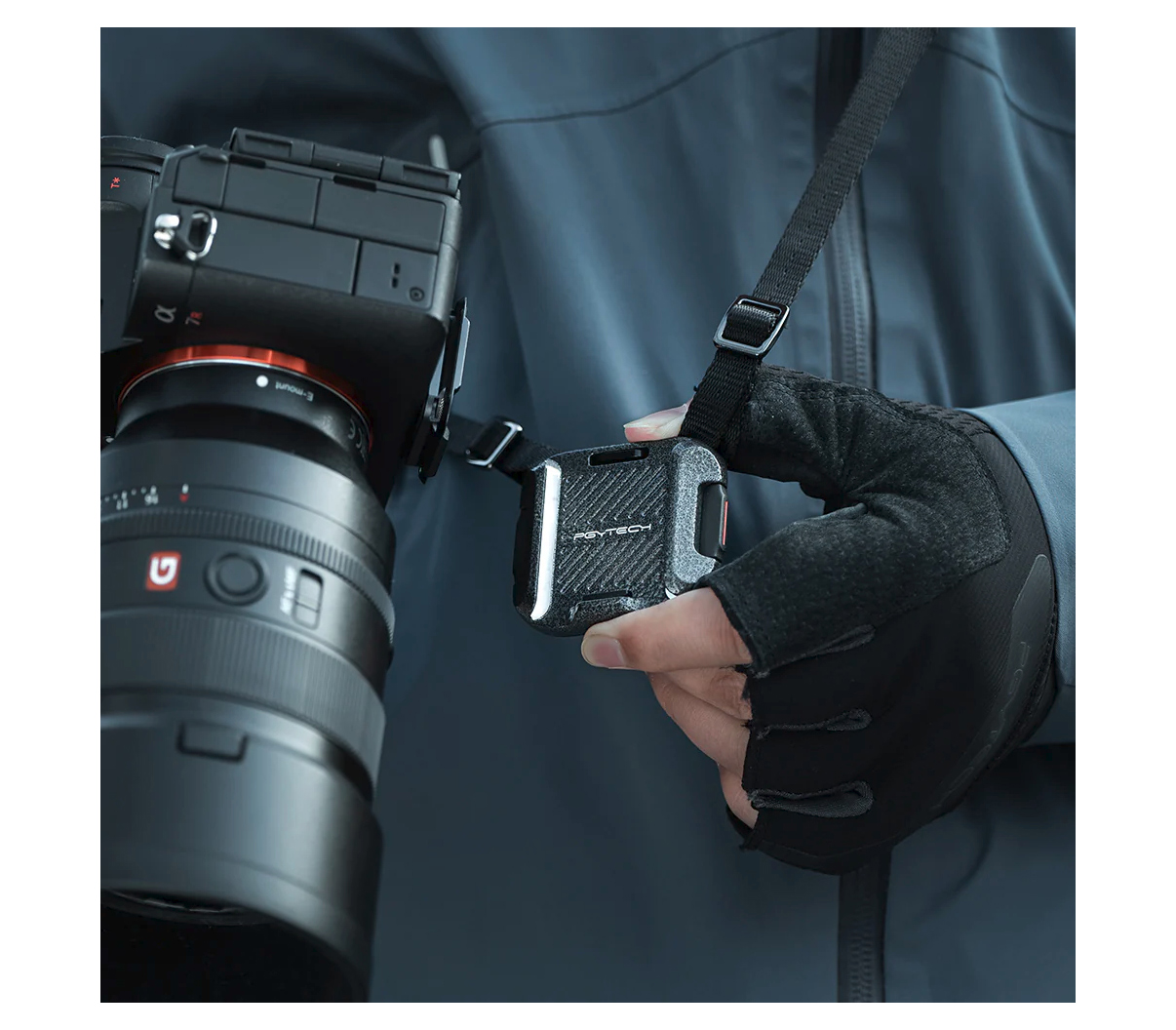 Крепление для камеры PGYTECH Shoulder Strap Quick Release Clamp & Plate на ремень, с площадкой