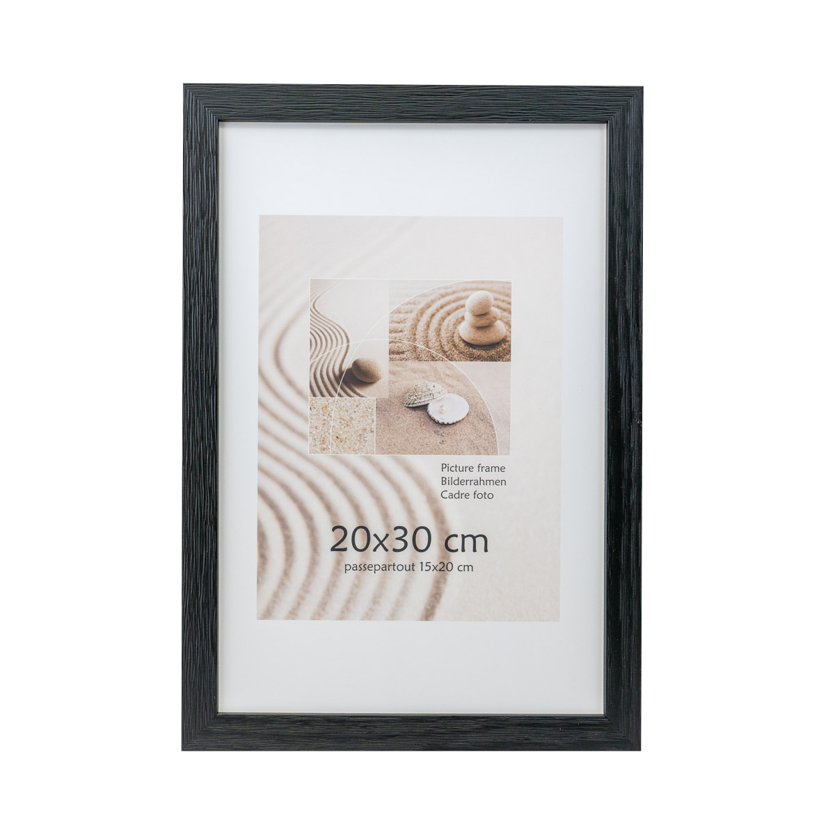 Фоторамка INNOVA 323-590, черная, деревянная, 20x30 см