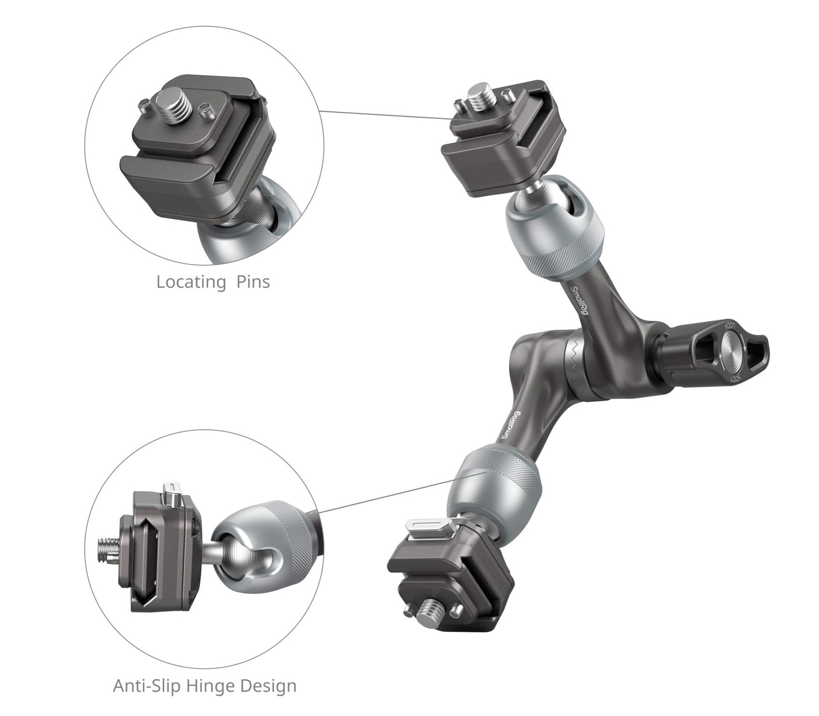 Держатель SmallRig 4490 HawkLock H21 Magic Arm 7"