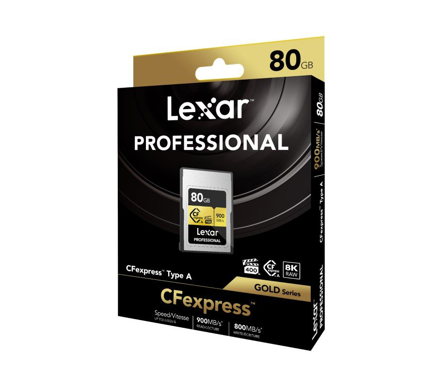 Карта памяти Lexar CFexpress Type A 80GB Professional GOLD Series (R900/W800)