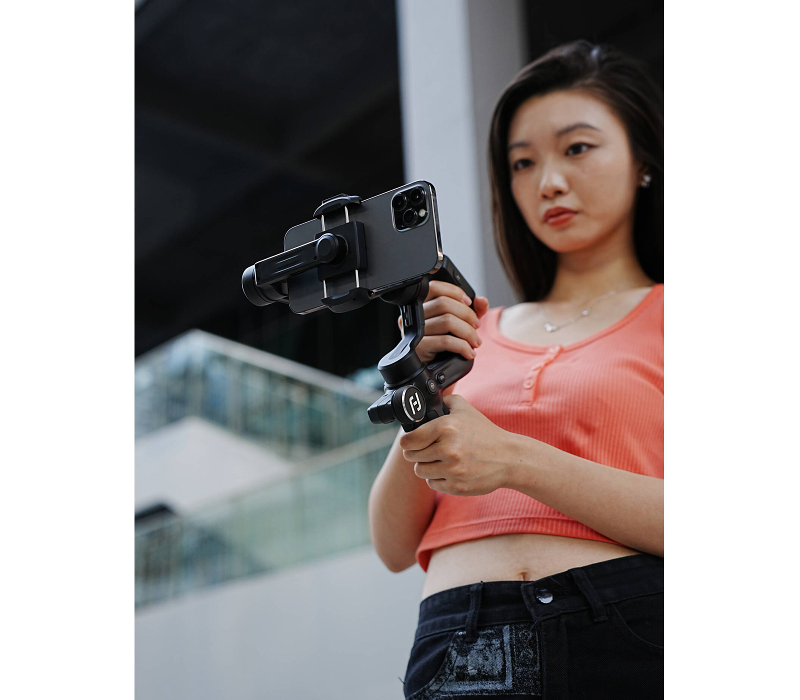 Стабилизатор FeiyuTech Scorp Mini P Kit, трехосевой, для смартфонов, черный (уцененный)