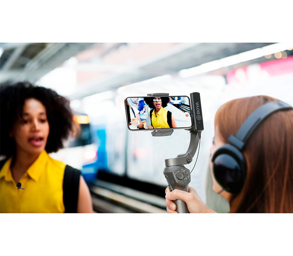 Беспроводная система Boya BY-WM4 Pro-К4, цифровая 2.4 ГГц, 2 канала, Lightning