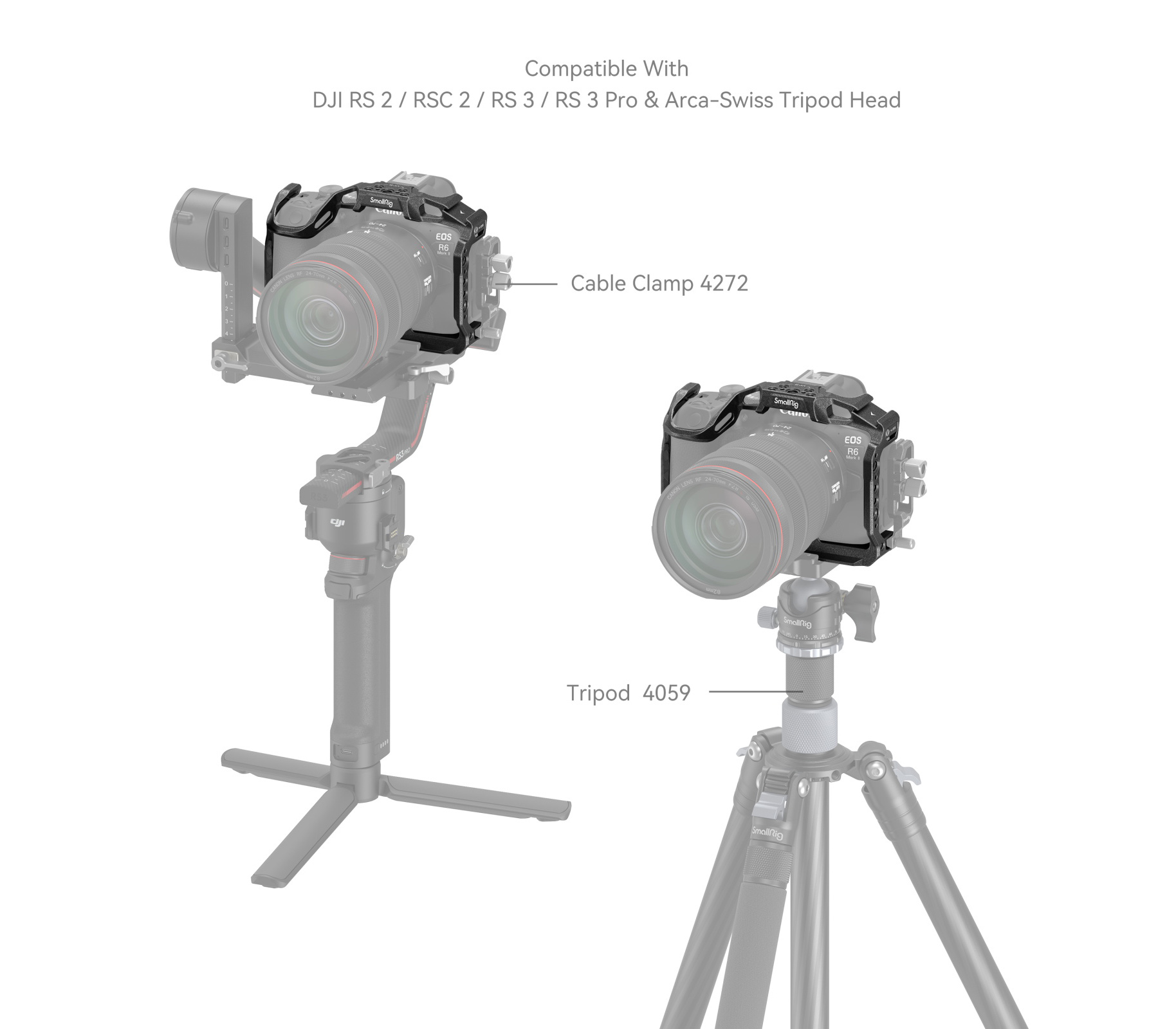 Клетка SmallRig 4161 Black Mamba для Canon EOS R6 Mark II