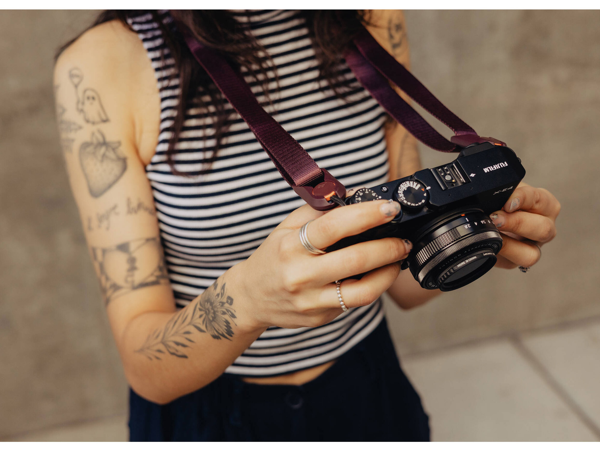 Ремень Peak Design Camera Strap Leash, цвет Eclipse, бордовый