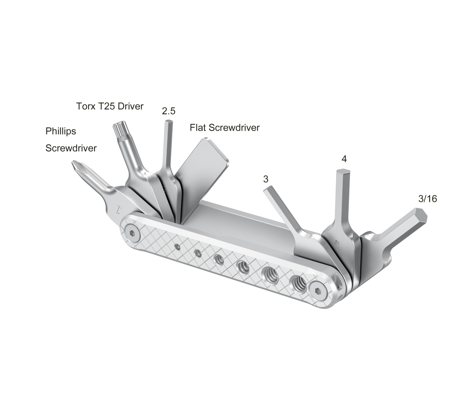 Мультитул SmallRig AAK2213D Folding Tool Set с отвертками и шестигранниками