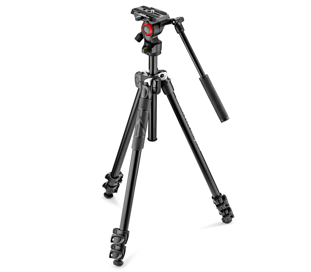Штатив Manfrotto 290 Light с 2D видеоголовкой Befree Live MK290LTA3-V (уцененный)