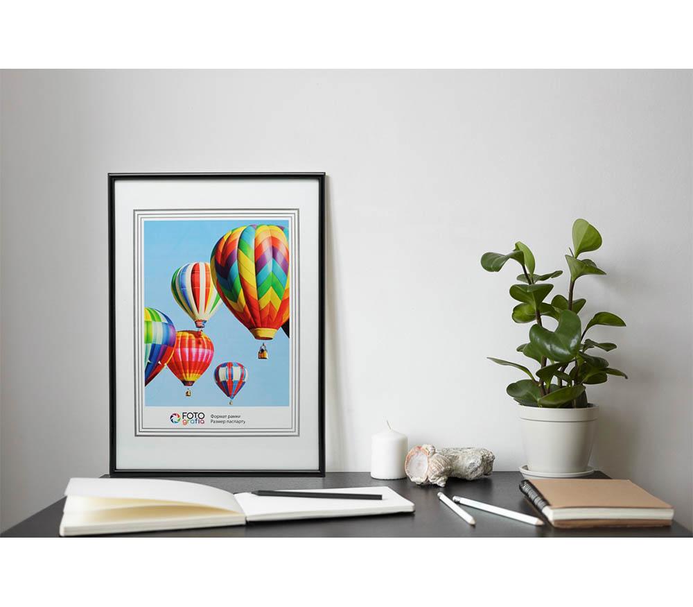 Фоторамка Fotografia 30x40 см, черная