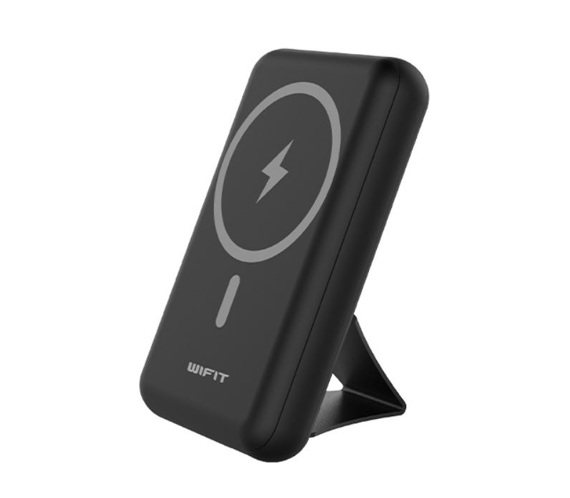 Внешний аккумулятор Wifit Magnetic Wireless WIMAG Pro, беспроводная зарядка, 10 000 мАч, черный