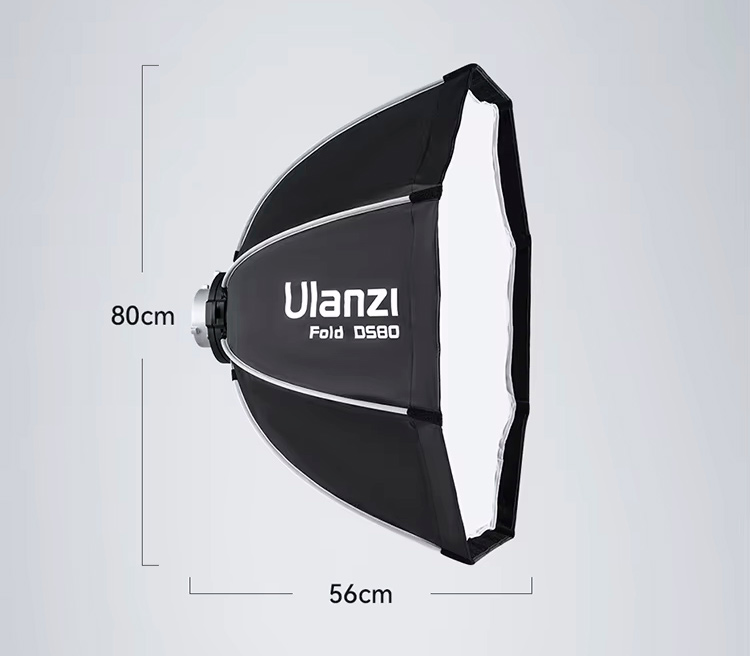 Октабокс Ulanzi LAS002-80, 80 см, быстрораскладной, с сотами, Bowens