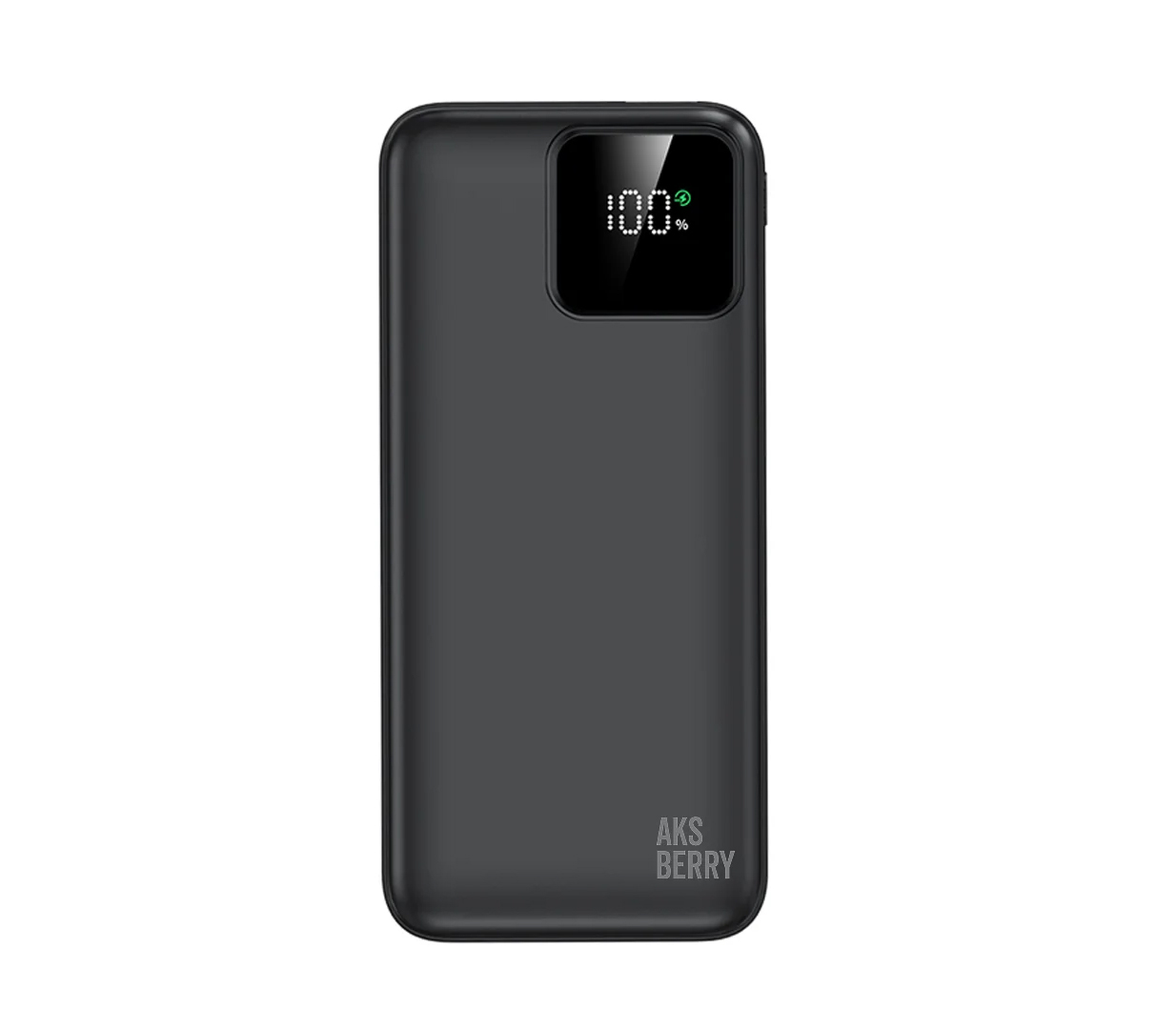 Внешний аккумулятор Aksberry E101 Violet, 22.5 Вт, 10 000 мАч, черный