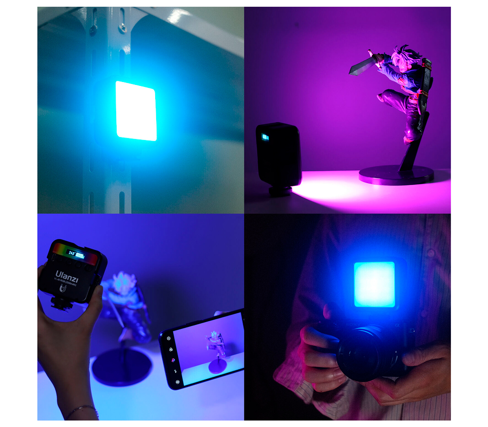 Осветитель Ulanzi VL49 RGB Fill Light V2, 6 Вт, 2500-9000К, светодиодный