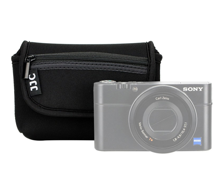 Чехол для компактной камеры JJC OC-R1BK с двумя карманами, неопрен, черный