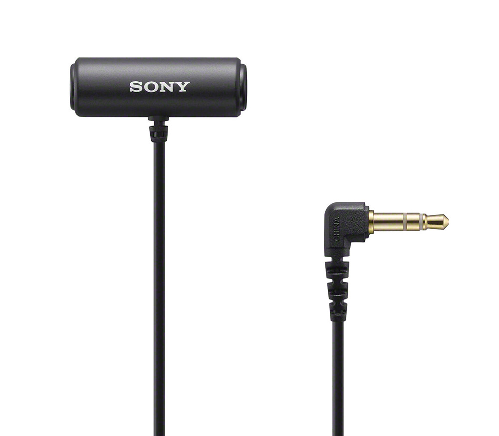 Микрофон Sony ECM-LV1, петличный, стерео, 3.5 мм
