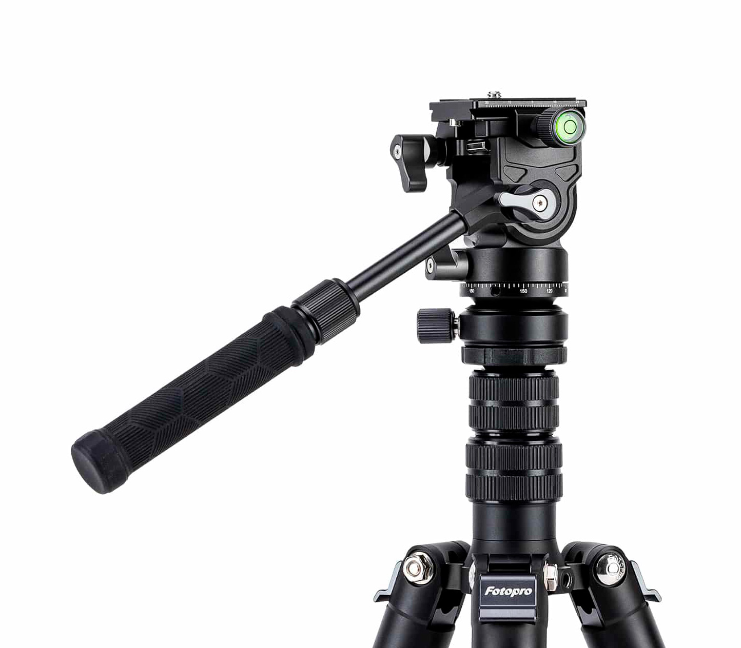 Штативная голова Fotopro MH-4L, жидкостная, до 3 кг, с выравнивающей базой