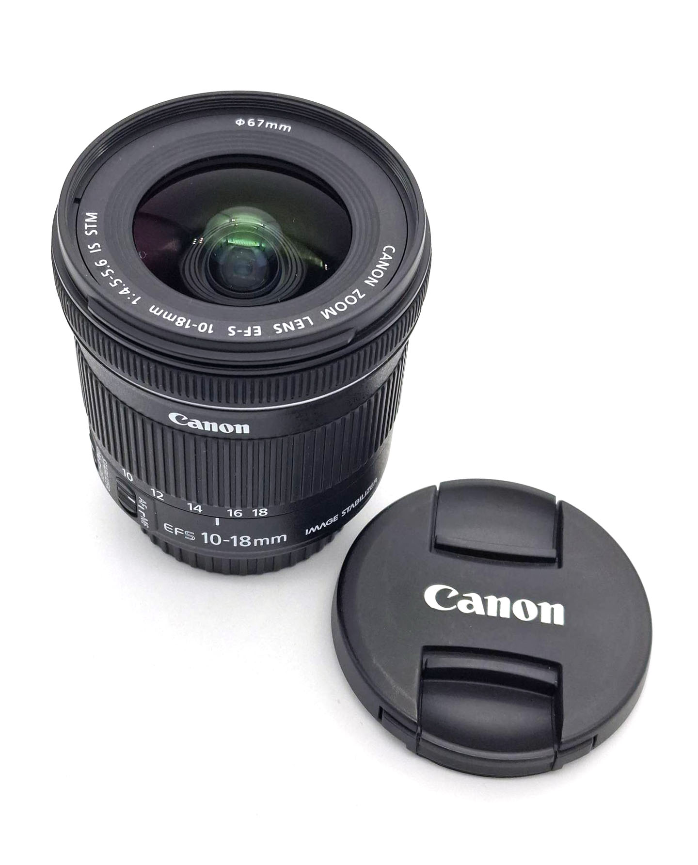 Объектив Canon EF-S 10-18mm f/4.5-5.6 IS STM (состояние 5-) (б/у)
