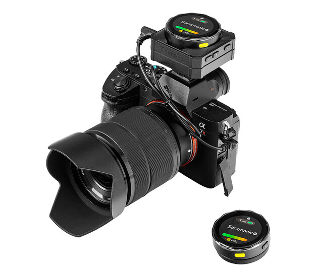 Беспроводная система Saramonic BlinkMe B2, TX+TX+RX, 2.4 ГГц, 3.5 мм TRRS + USB-C (уцененный)