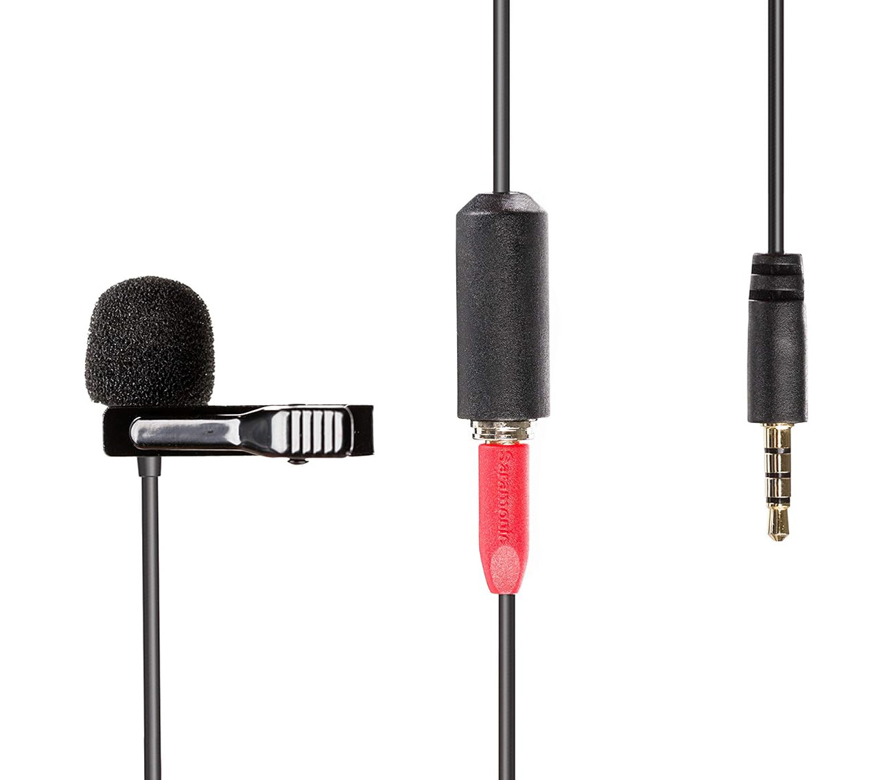Микрофон Saramonic SR-LMX1+, петличный, 3.5 мм TRRS, с удлинителем 4 м (уцененный)