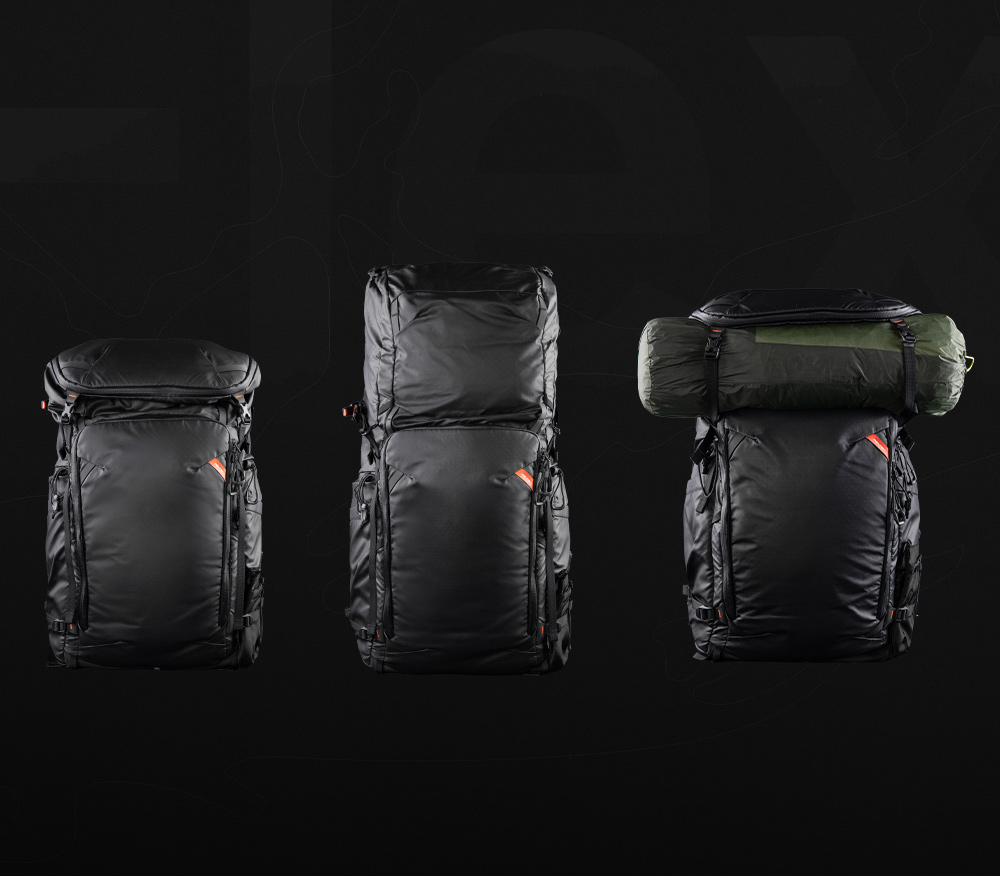 Рюкзак PGYTECH OnePro Flex 40L + Camera Insert M, цвет Space Black