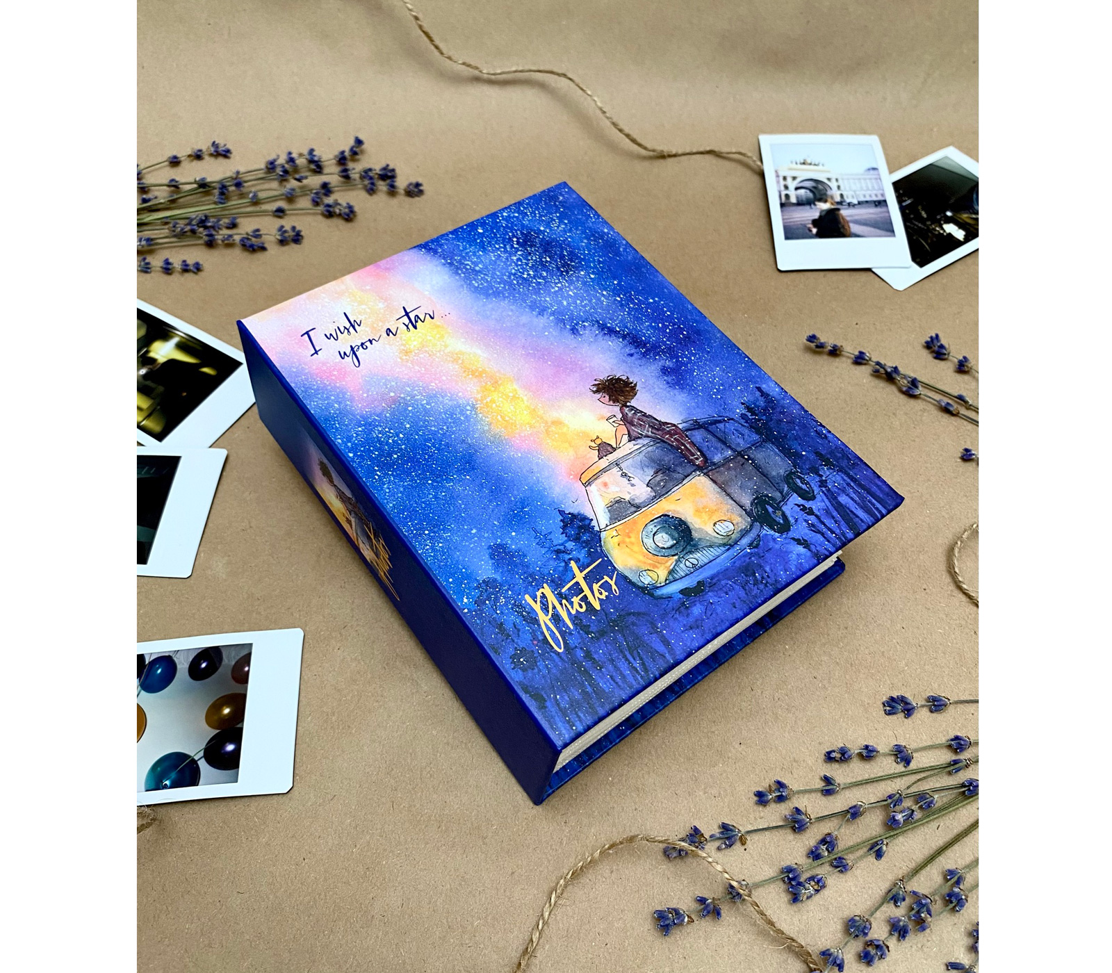 Фотоальбом Полином 10х15 см 100 фото Cosmo Sketch - Огоньки