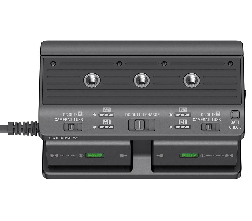 Комплект Sony NPA-MQZ1K: блок питания / зарядное устройство + 2 NP-FZ100