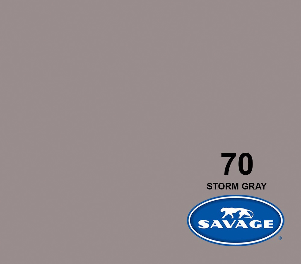 Фон Savage SA 70-12 Storm Gray, бумажный, 2.72x11 м, темно-серый