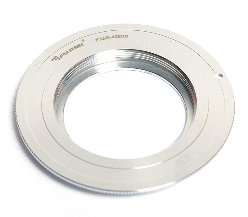 Адаптер Fujimi FJAR-42EOS, для объективов M42 на камеры Canon EOS