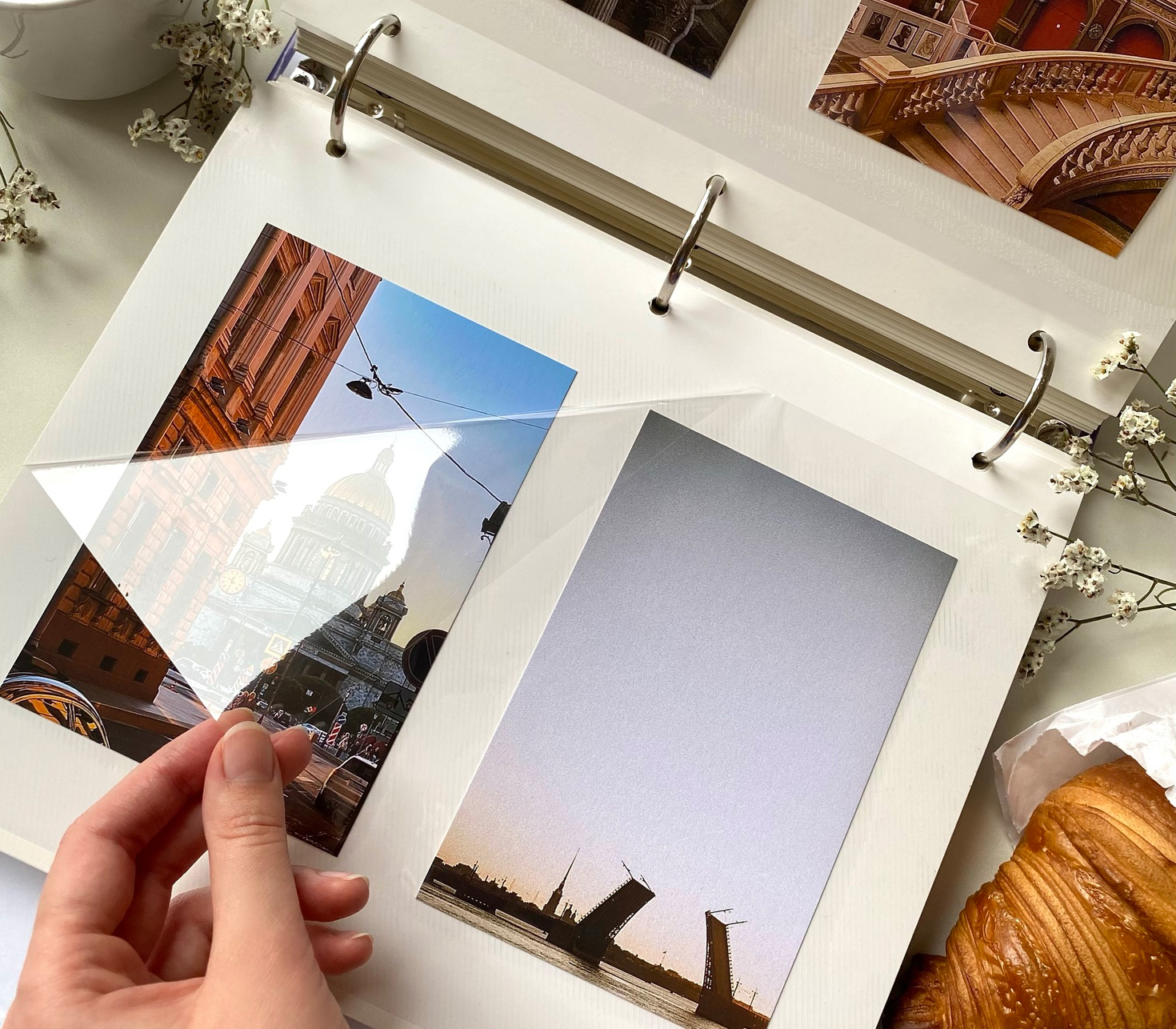 Фотоальбом Полином 50 листов 23х28 см, магнитный, "magic view" Вспышка