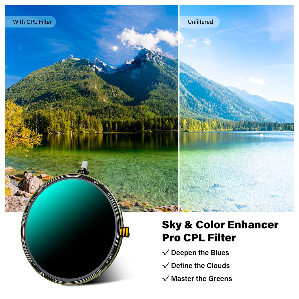 Светофильтр H&Y Nova series ND3-32+CPL 77 мм