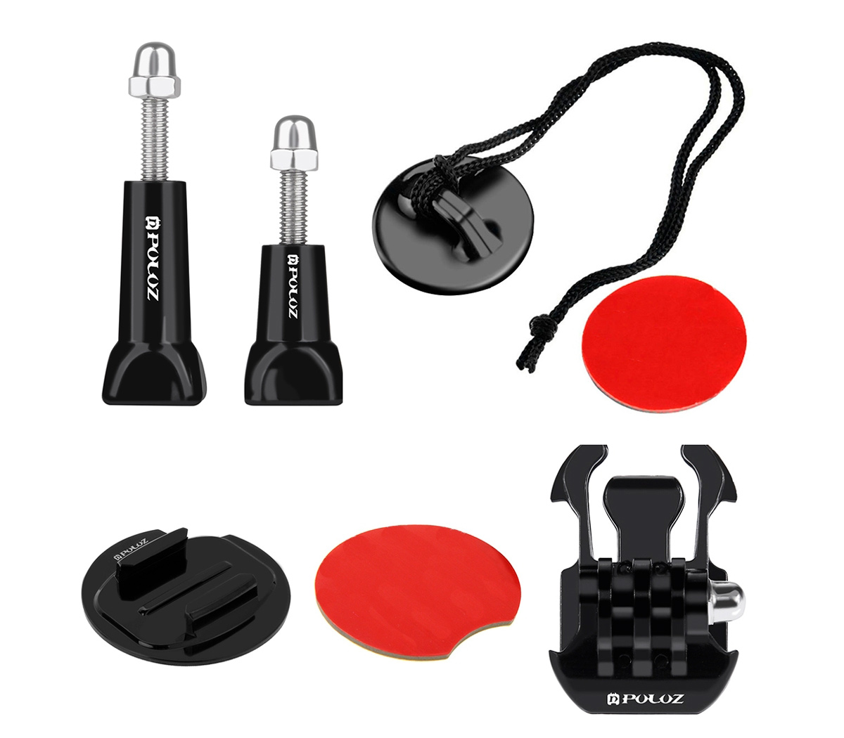 Комплект аксессуаров Puluz PKT20 Surfing Accessories Kit 14 в 1, для экшн-камер