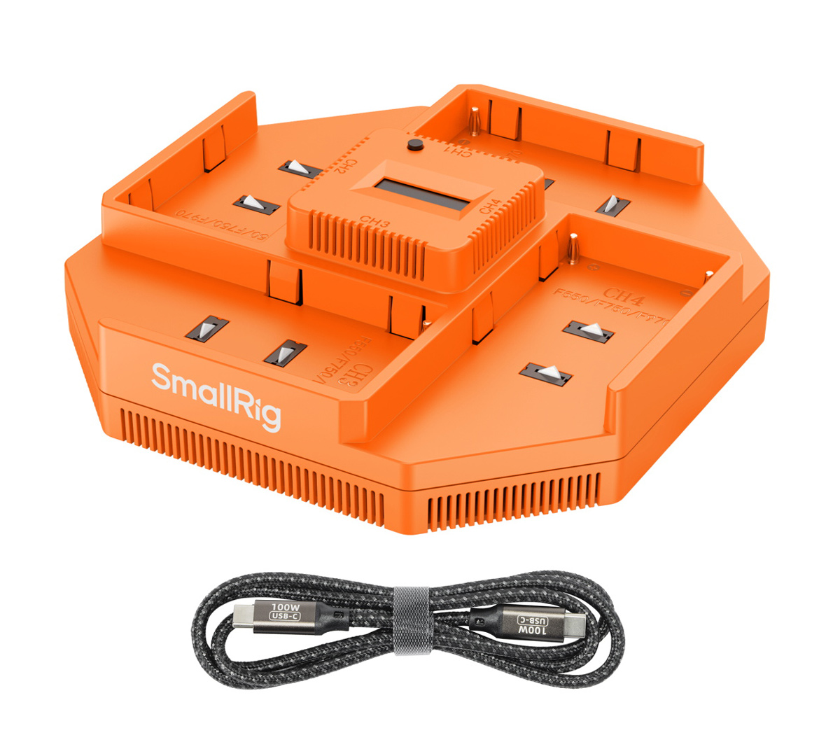 Зарядное устройство SmallRig 4837 для 4х Sony NP-F, USB PD 100 Вт
