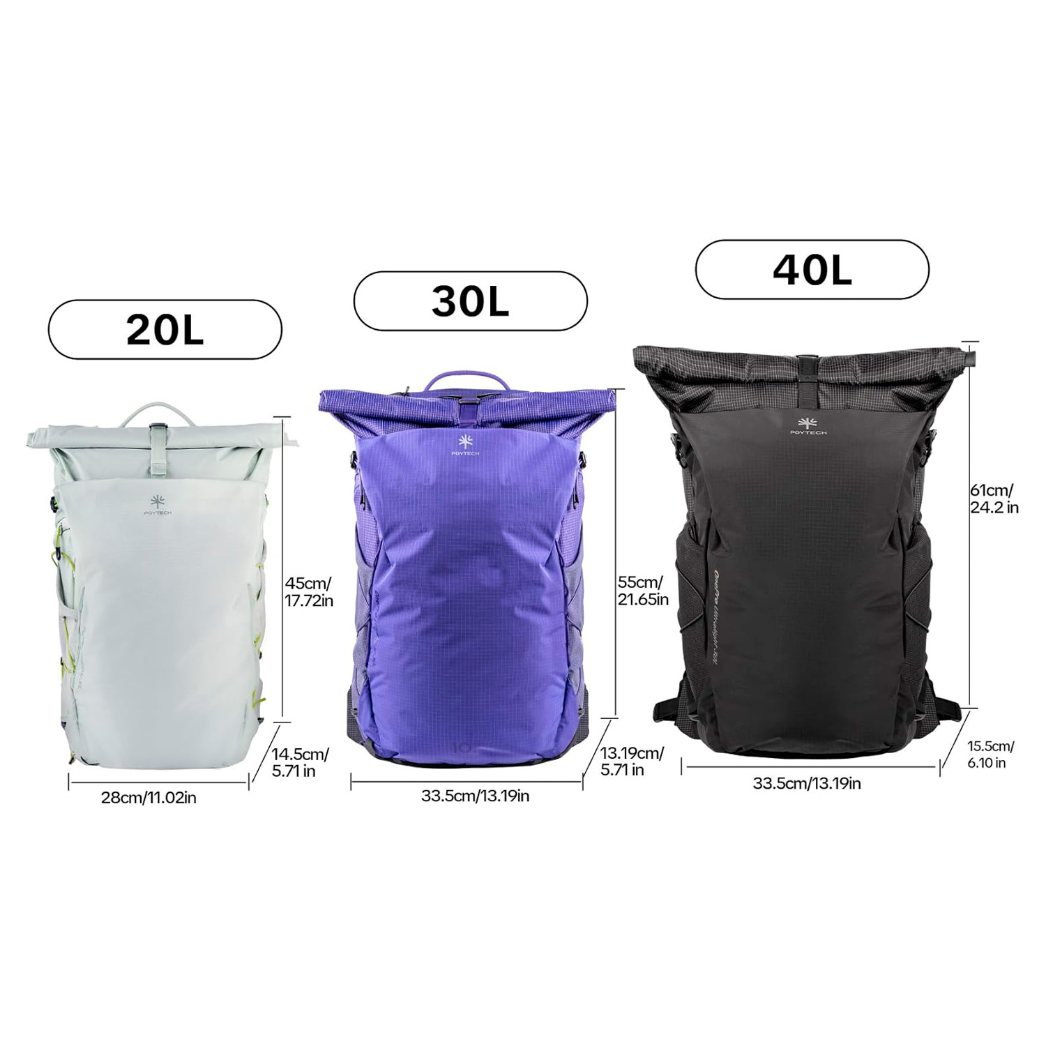 Рюкзак PGYTECH OnePro Ultralight Backpack 30L, цвет: Aurora Purple