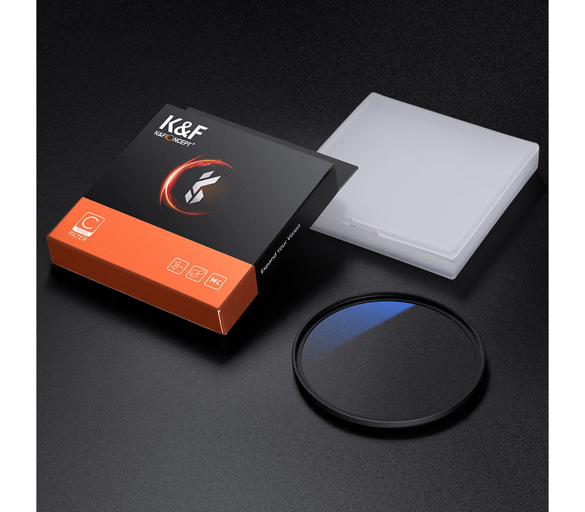Светофильтр K&F Concept HMC UV, Blue Coated, 52 мм