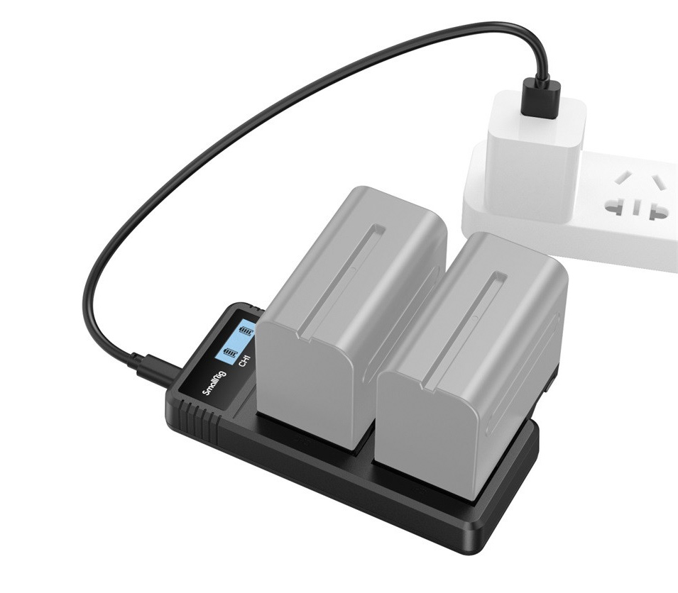 Зарядное устройство SmallRig 4086 для аккумуляторов типа NP-F