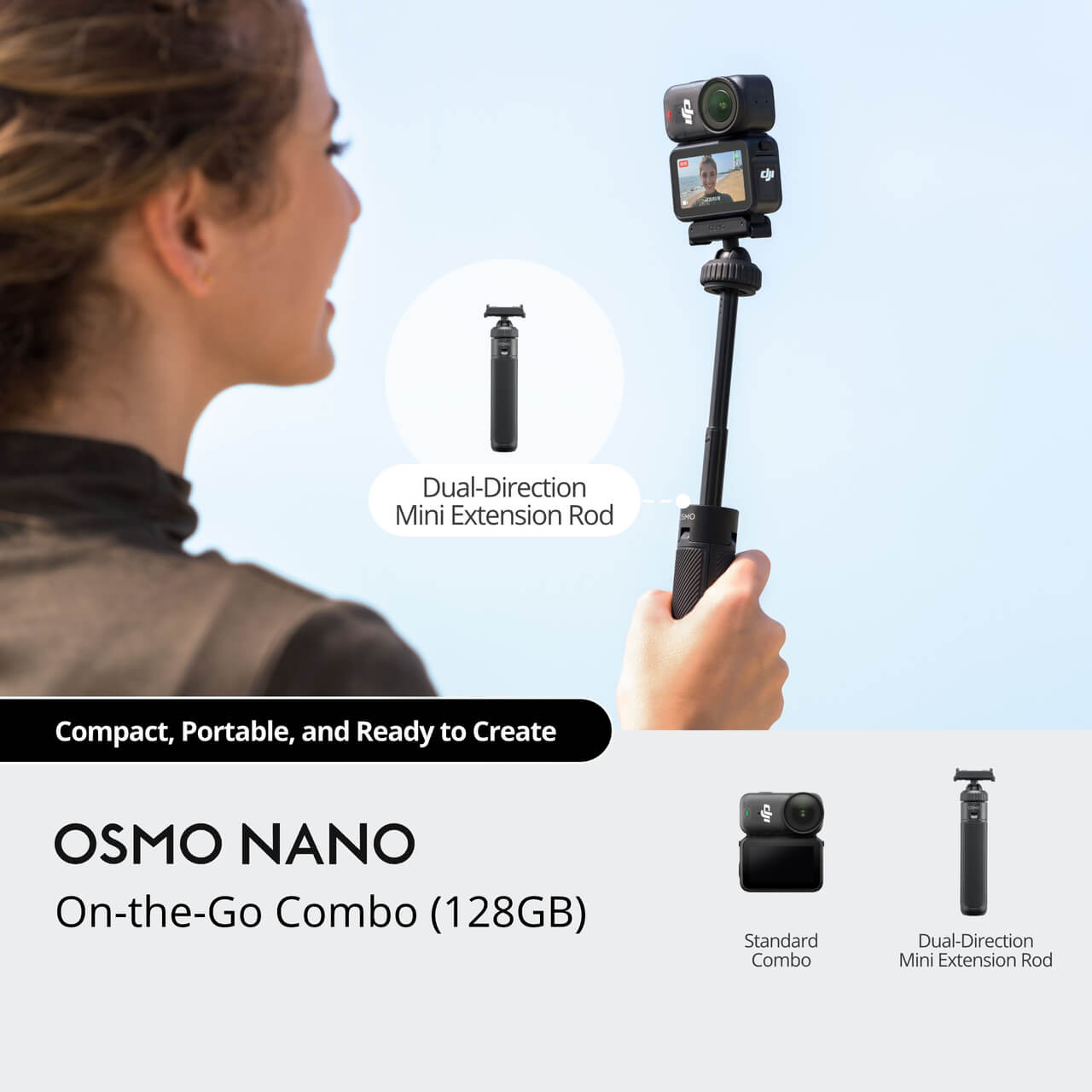 Экшн-камера DJI Osmo Nano On-the-Go Combo 128Gb