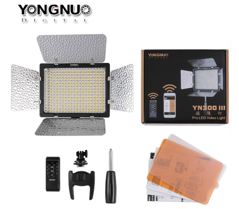 Осветитель Yongnuo YN300 III LED светодиодный, 3200 / 5500 K, 2280 лм