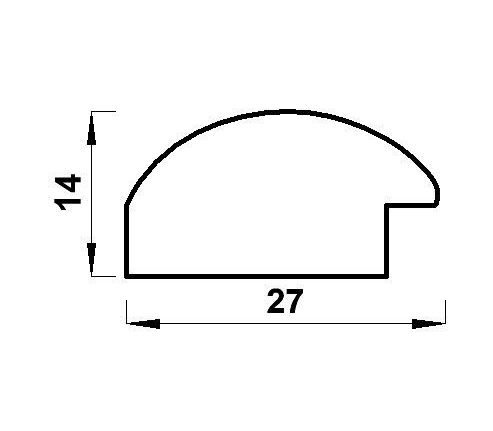 Фоторамка Мирам 10х15 см золотая (647211-4)