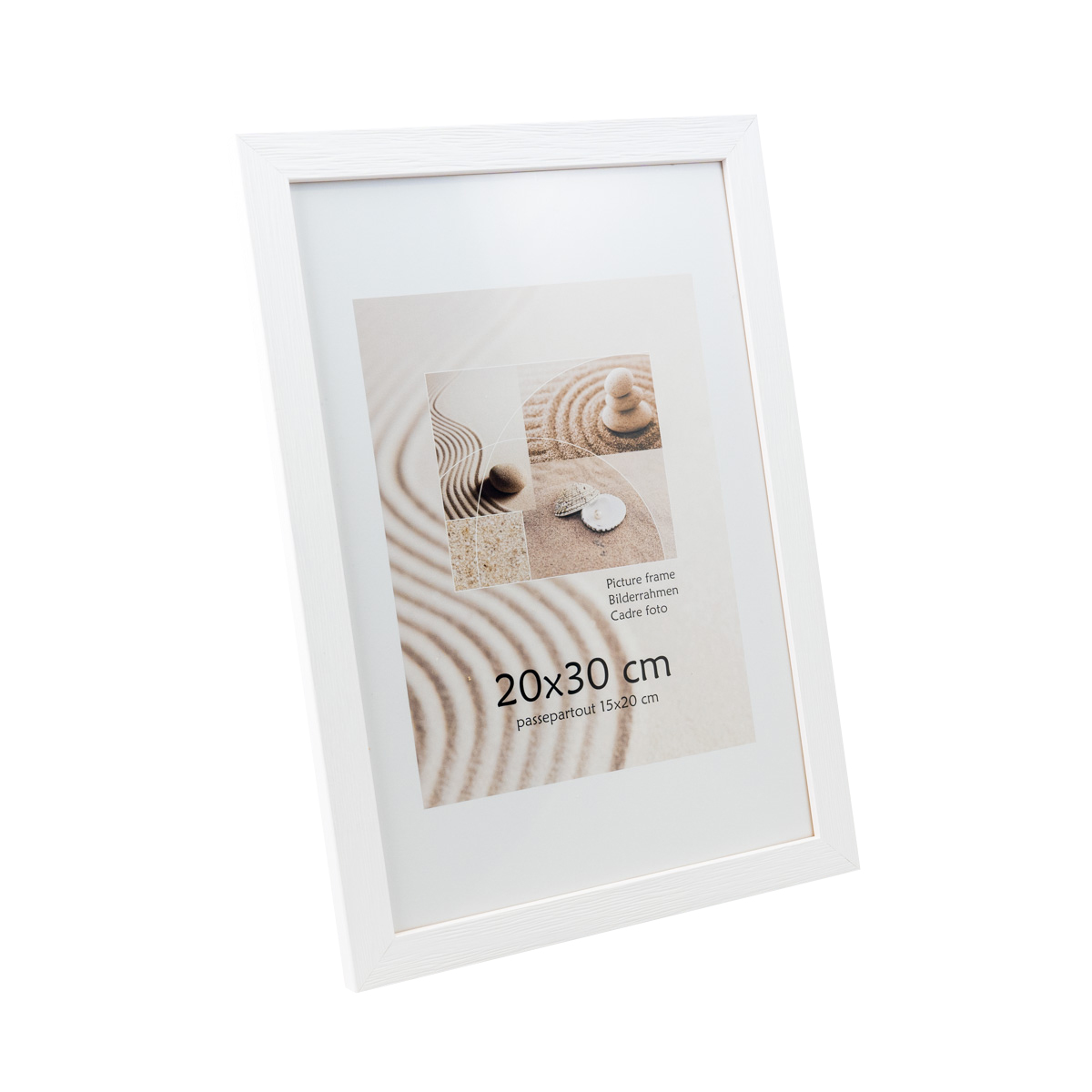 Фоторамка INNOVA 323-400, белая, деревянная, 20x30 см