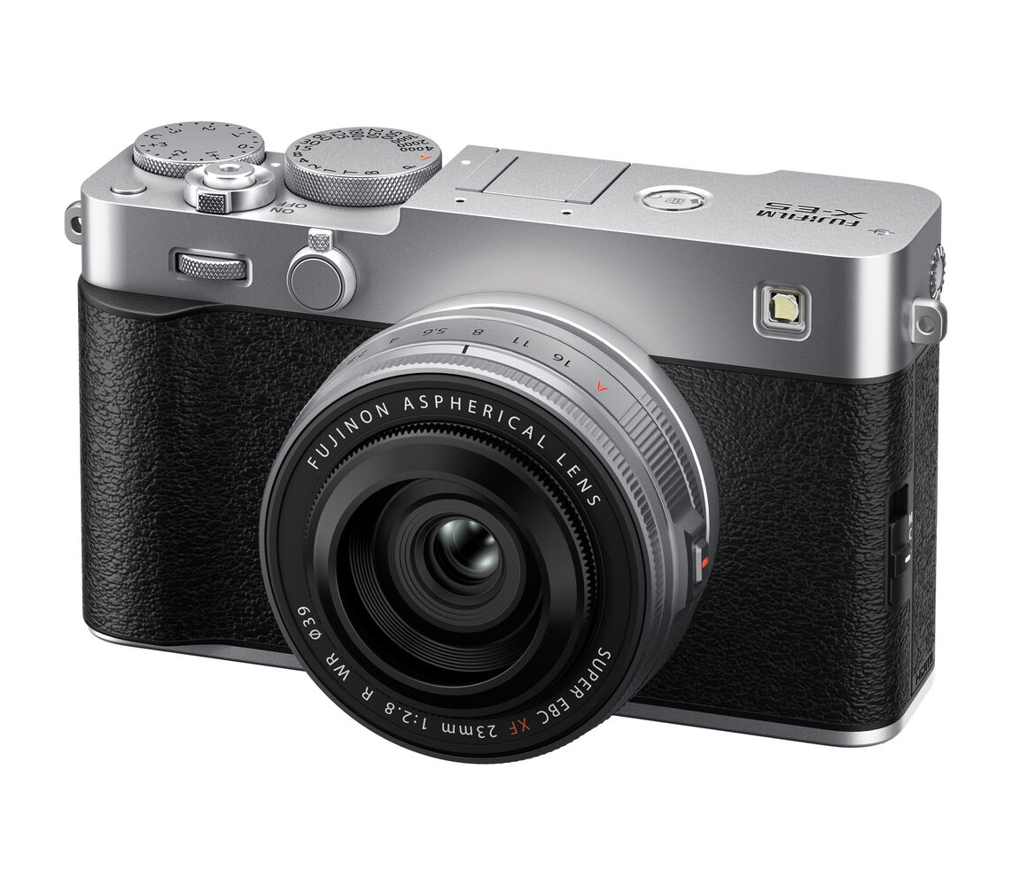 Беззеркальный фотоаппарат Fujifilm X-E5 Kit 23mm f/2.8, серебристый