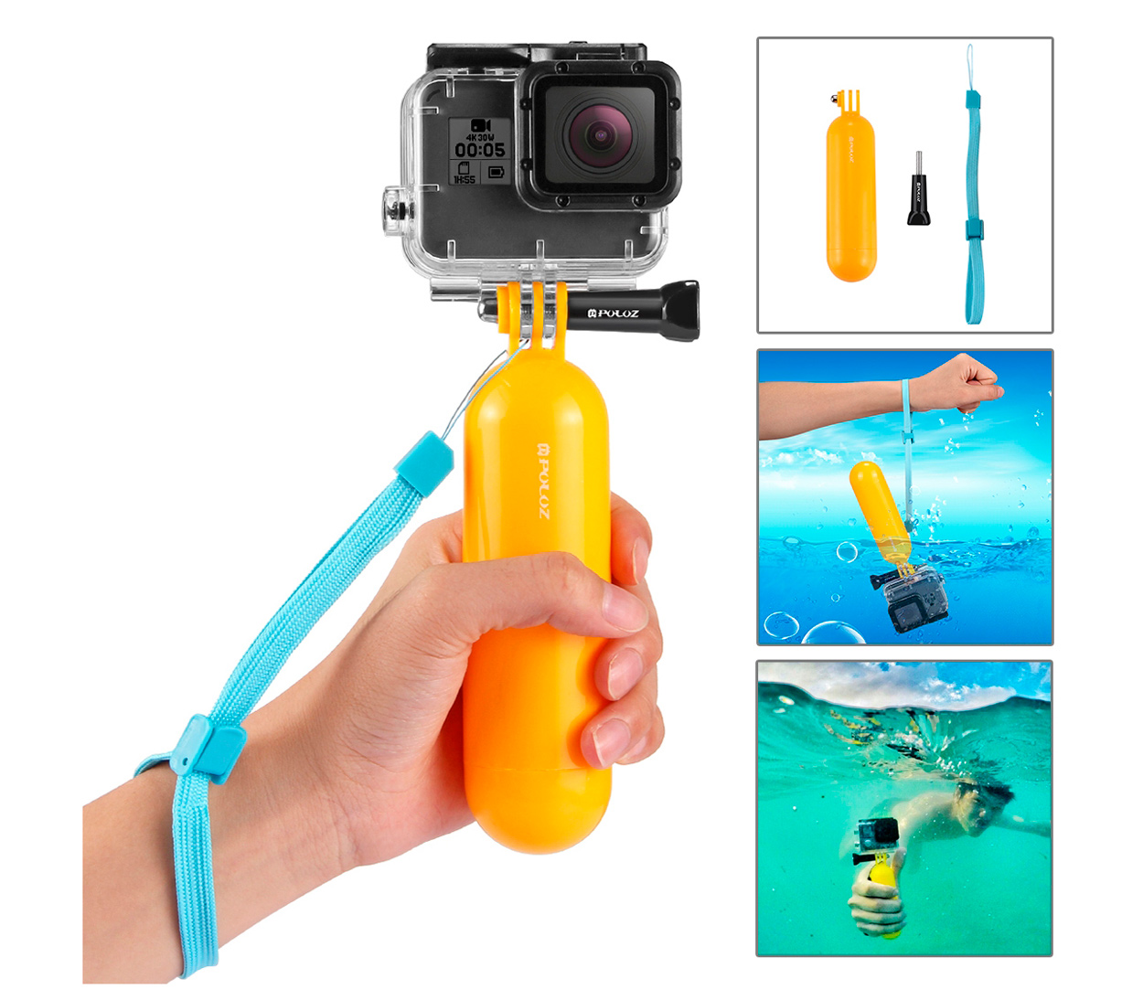 Комплект аксессуаров Puluz PKT20 Surfing Accessories Kit 14 в 1, для экшн-камер