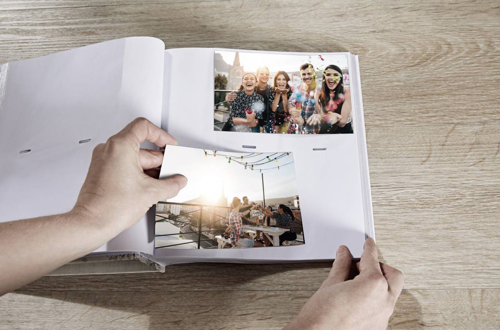 Фотоальбом Walther 13x18 см 200 фото, MONZA, синий