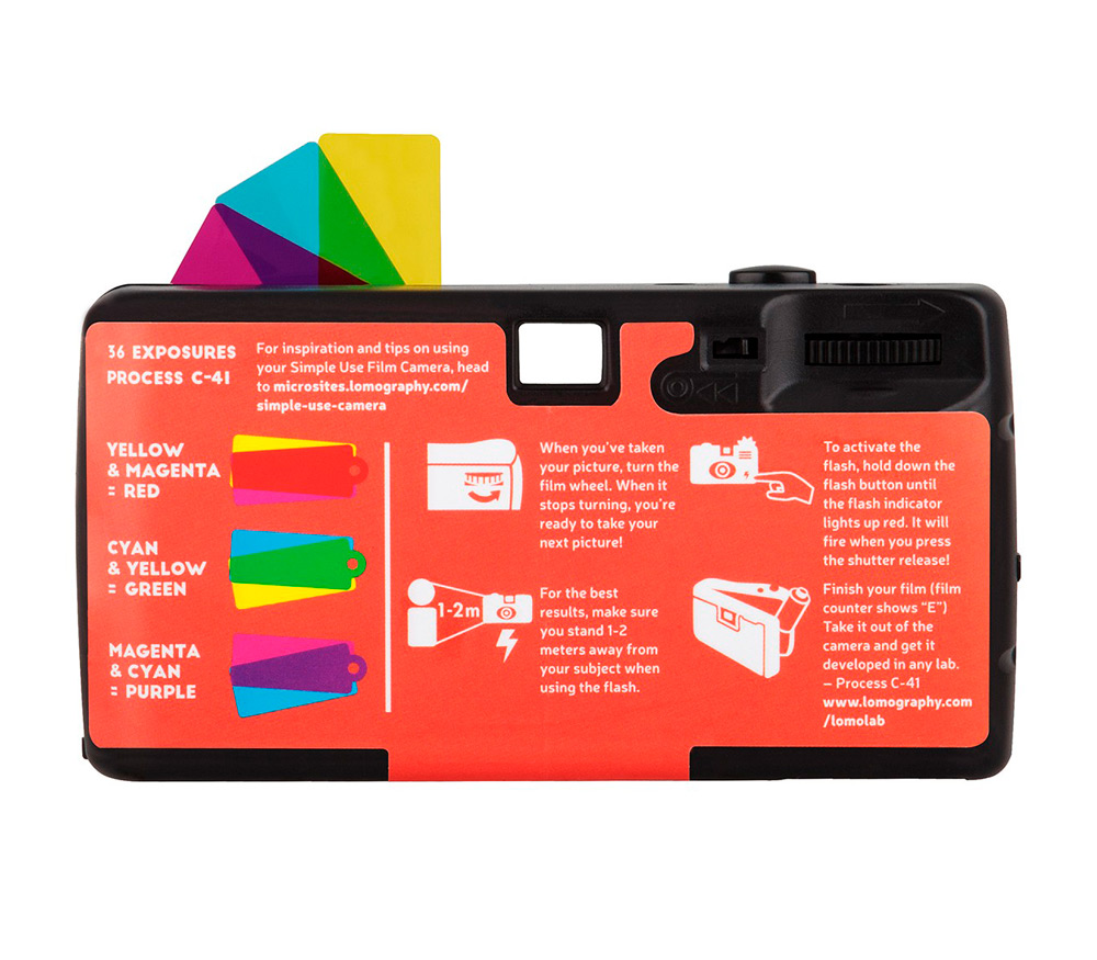Пленочный фотоаппарат Lomography Simple Use 400/36 Color Negative (уцененный)