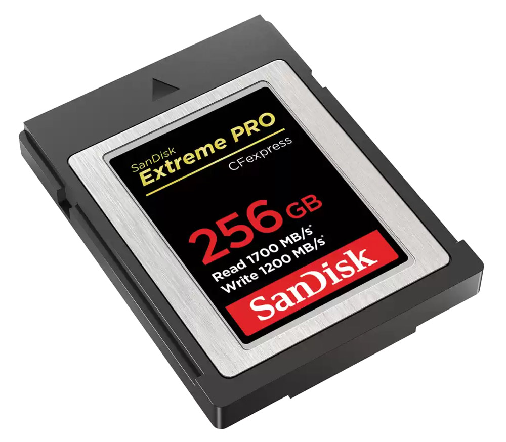 Карта памяти SanDisk CFexpress Type B 256GB Extreme Pro, 1700 / 1200 МБ/с