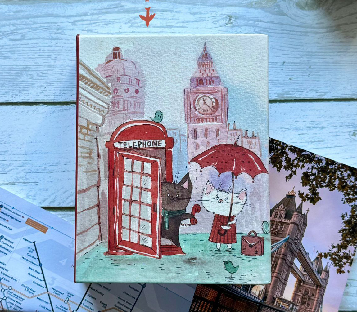 Фотоальбом Полином 100 фото 10х15 см - Приключения хвостиков в Лондоне