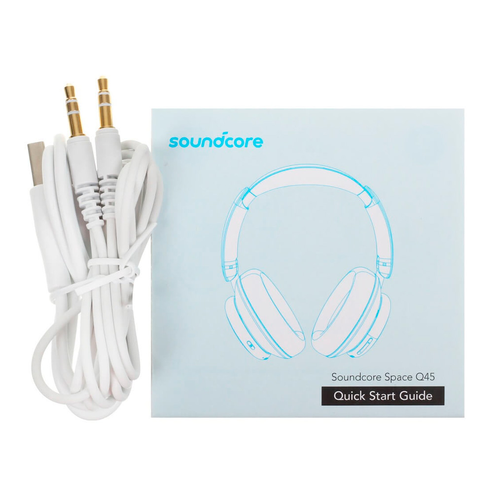 Беспроводные наушники Anker Soundcore Space Q45, белые